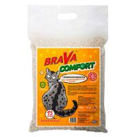BRAVA Comfort Наполнитель минеральный впитывающий для короткошерстных кошек 15 л