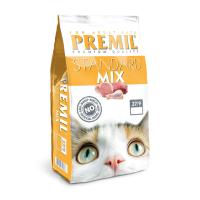 Premil Premium Standard Mix 27/9 Курица и говядина Сухой корм для кошек и котов всех возрастов
