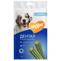 Мнямс DENTAL лакомство для собак "Зубные палочки" с хлорофиллом 100 г