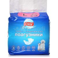 Cliny Подгузники для собак и кошек 8-16 кг размер L, 8 шт. в упаковке