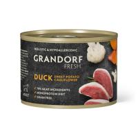 GRANDORF Fresh Паштет из утки с бататом и цветной капустой Консервы для собак  200 г