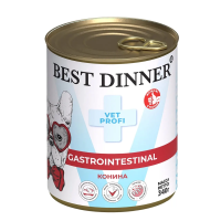Best Dinner Vet Profi Exclusive Gastro Intestinal Конина Влажный корм для собак с чувствительным пищеварением 340 г