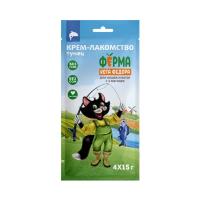 Ферма кота Федора Крем-лакомство для кошек и котят из тунца 4 шт х 15 г