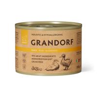 GRANDORF Паштет из утки с грушей и черникой Консервы для собак 200 г