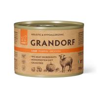 GRANDORF Паштет из ягненка с тыквой и брокколи Консервы для собак 200 г