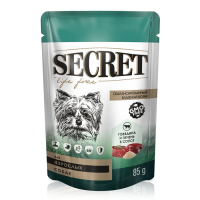 SECRET Говядина и печень в соусе Пауч для собак с чувствительным пищеварением 85 г