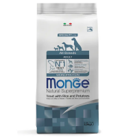 Monge Dog Monoprotein Adult Trout для собак всех пород с форелью