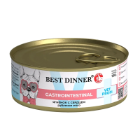 Best Dinner Vet Profi Exclusive Gastro Intestinal Ягненок и сердце Влажный корм для собак с чувствительным пищеварением 100 г