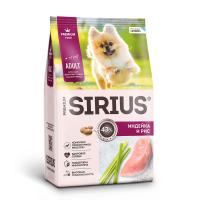 Sirius Premium Индейка и рис Сухой корм для собак мелких пород