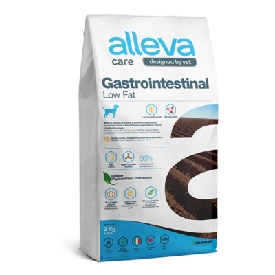Alleva Care Gastrointestinal Low Fat Сухой корм для собак при расстройствах пищеварения с пониженным содержанием жира Вес 2 кг