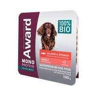  AWARD Monoprotein Паштет из лосося со шпинатом Влажный корм для собак 100 г