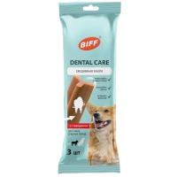 Biff Жевательный снек для чистки зубов Dental Care с говядиной для собак средних пород 77 г