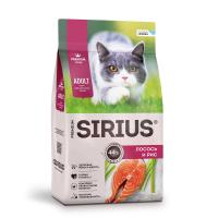 Sirius Premium Лосось и рис Сухой корм для взрослых кошек