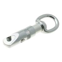 V.I.Pet Карабин цилиндрический Эволюшн (серебристый) 20мм*92мм