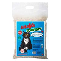 BRAVA Comfort Наполнитель минеральный впитывающий для длинношерстных кошек 15 л