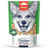 Wanpy Сублимированное лакомство для собак "Курица и фрукты"  40 г