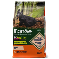 Monge BWild GRAIN FREE Mini Adult Anatra Беззерновой корм с мясом утки для собак мелких пород