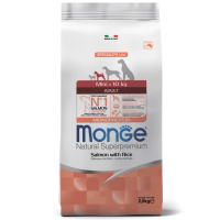 Monge Speciality Line Monoprotein Mini Adult Лосось и рис Сухой корм для собак мелких пород