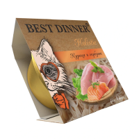Best Dinner Holistic Курица и горбуша в желе для стерилизованных кошек, 75 г