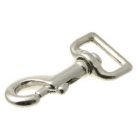 V.I.Pet Карабин для поводка 25мм*75мм, сталь/никель