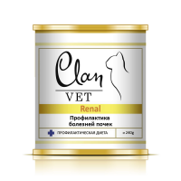 CLAN VET RENAL Консервы для кошек для профилактики болезней почек 240 г