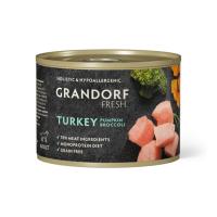 GRANDORF Fresh Паштет из индейки с тыквой и брокколи  Консервы для собак 200 г