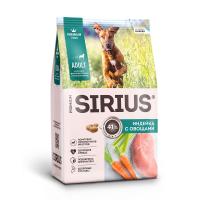 Sirius Premium Индейка с овощами Сухой корм для собак крупных пород