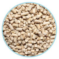 КОМФИКОТ Наполнитель древесный впитывающий крупные гранулы Объем 9 л