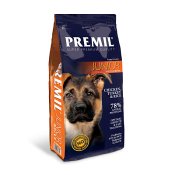 Premil Super Premium Junior 27/17 Курица и индейка Сухой корм для щенков и юниоров