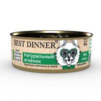 Best Dinner High Premium "Натуральный ягненок" консервы для собак Вес 100 г