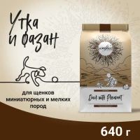 CRAFTIA NATURA Утка и фазан для щенков миниатюрных и мелких пород Вес 0,64 кг