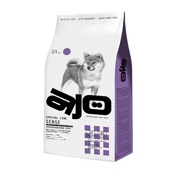 AJO Special Line Sense Индейка и ягненок Сухой корм для собак с чувствительным пищеварением