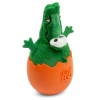 Игрушка для собак EGG Крокодил-неваляшка с пищалкой 14 см GIGwi