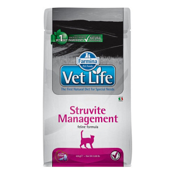 Farmina Vet Life Struvite Management Корм для кошек для профилактики мочекаменной болезни