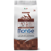Monge Dog Speciality Adult Lamb для собак всех пород с мясом ягненка Вес 2,5 кг