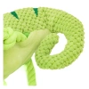 Хамелеон игрушка с канатиками и пищалкой 26 см, Mr.Kranch Цвет зеленый