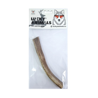 Lucky Animals Рог оленя Лакомство для собак, размер S (60-100 г)