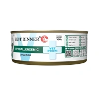 Best Dinner Vet Profi Hypoallergenic Индейка консервы для кошек и котят при пищевой аллергии, 100 г