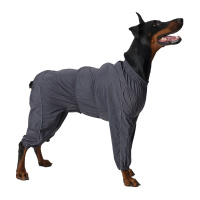 LionPets Дождевик с водонепроницаемой молнией на мальчика 79 см серый