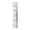 Расческа стальная проф. разнозубая, хром. покрытие, 14.8 см, 65 зубьев 23/16 мм DeLIGHT