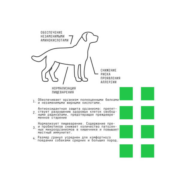 AJO Special Line Hypoallergenic Medium&Maxi Оленина Сухой корм для собак средних и крупных склонных к аллергии