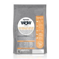 AlphaPet WOW с индейкой и потрошками для стерилизованных кошек Вес 1,5 кг