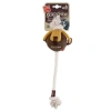 Мяч на веревке из экорезины GUM GUM DOG ECO, 40 см GiGwi