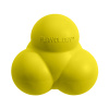 Жевательный тройной мяч с пищалкой и ароматом для собак SQUEAKY BOUNCE BALL, Playology Цвет желтый