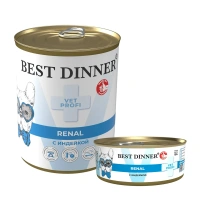 Best Dinner Vet Profi Renal Индейка консервы для собак при почечных заболеваниях