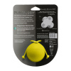 Жевательный тройной мяч с пищалкой и ароматом для собак SQUEAKY BOUNCE BALL, Playology Цвет желтый