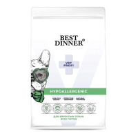 Best Dinner Vet Profi Hypoallergenic для собак при пищевой аллергии и непереносимости Вес 12 кг