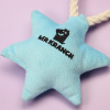 Снежинка с канатом и пищалкой 23 см, голубая, Mr.Kranch