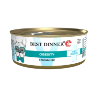 Best Dinner Vet Profi Obesity Говядина консервы для собак для контроля веса Вес 100 г