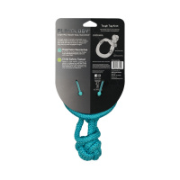 Жевательный канат с ароматом для щенков TOUGH TUG KNOT, Playology Цвет голубой